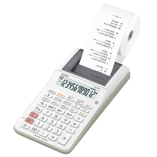 CASIO() HR-8RC-WE ϥǥ 12 ץ󥿡