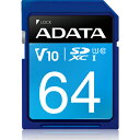 ADATA Technology ASDX64GUICL10RL SDメモリーカード　64GB　Class10