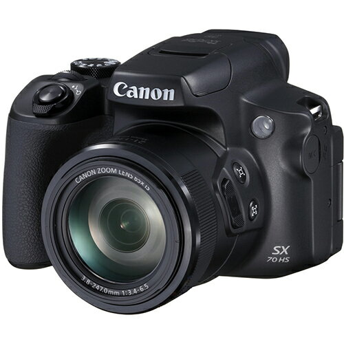 【長期保証付】CANON(キヤノン) PowerShot SX70 HS ブラック