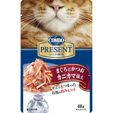 日本ペットフード コンボ キャット プレゼント まぐろとかつお カニカマ添え40g