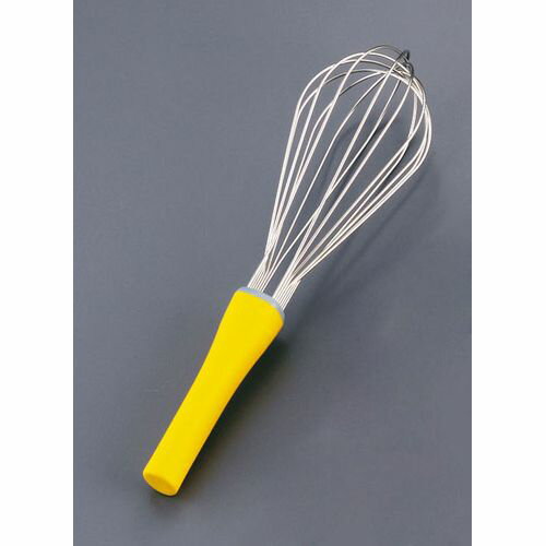 ■材質:線材/18-8ステンレス、柄部/ポリプロピレン(耐熱120℃・抗菌剤配合)■線材の根元が洗えます。■煮沸しても柄の中に水が入りません。■抗菌加工[素材・材質]SUS304/ポリプロピレンメーカー品番：AG35-8カラー：イエロー全長(mm)：350直径(mm)： 85線数：8