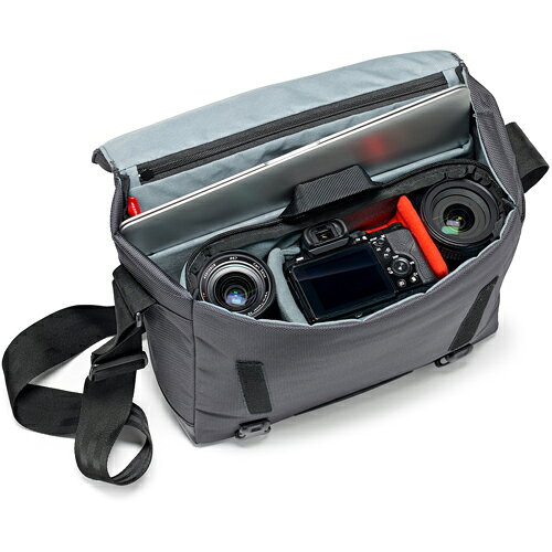 ワンズマート楽天市場店のマンフロット(Manfrotto) MB MN-M-SD-10 グレー Manhattan スピーディー10 メッセンジャーバッグ｜アングル2