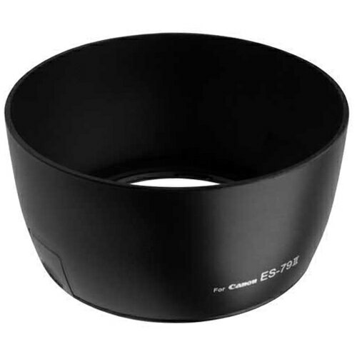 ■画角外からの不要な光を遮り、画質劣化の原因となるフレアやゴーストを防ぐレンズフード■それぞれのレンズに合わせた最適な形状で、快適な撮影環境をつくりだしますES79II【対応機種】EF50mm F1.0L USM・EF85mm F1.2L USM・EF85mm F1.2L II USM
