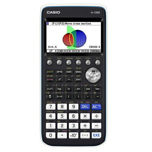 【長期保証付】CASIO(カシオ) fx-CG50(ブラック) カラーグラフ関数電卓 10桁