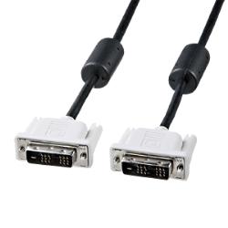 ■ケーブル外径5.2mmの極細スリムケーブル採用■3重シールド(TMDS信号線のみ)構造KCDVI15SLカラーコネクタ/ホワイト(PC99規格適合) ケーブル/ブラック ケーブル長1.5m ケーブル直径5.2mm コネクタ形状DVI24pinオス(DVI-D)インチネジ(4-40)-DVI24pinオス(DVI-D)インチネジ(4-40) 線材規格UL20276DVIディスプレイ用ケーブル