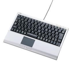 サンワサプライ SKB-TP01SVN シルバー キーボード タッチパッド付 SKBTP01SVN