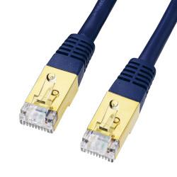 サンワサプライ KB-T7-03NVN ネイビーブルー カテゴリ7LANケーブル 3m