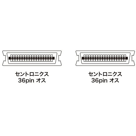 サンワサプライ KPU-006N セントロニクス36pin全結線プリンタケーブル 10m