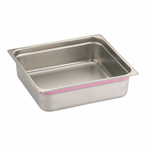 ■カラーラインは加熱時での光沢低下少なく、耐変色性に優れています。(シリコン樹脂塗装)■カラーライン塗装部:耐熱温度:300℃■蓋はDO-EN(ドーエン)ガストロノームパン用カバーをご使用下さい。AGS2517サイズ表示：2/3深さ：100...