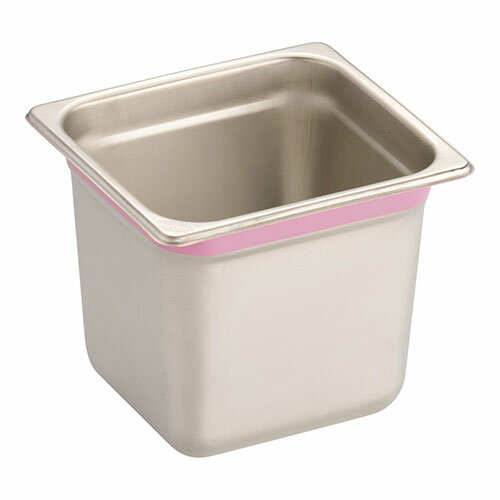 TKGコーポレーション AGS2569 ピンク 18-8カラーラインガストロノームパン 1/6 150mm