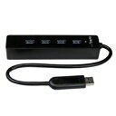 StarTech(スターテック) ST4300PBU3(ブラック) USB 3.0ハブ 4ポート(2)