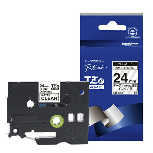 ■テープ地がつや消しタイプのマットテープですTZEM51印字種類：専用テープ　黒文字テープ幅：24mmテープ長8m寸法：幅 0×高さ 0×奥行 0mm質量：約0g付属品：パーティ家飾り付けなどに最適なテープです。