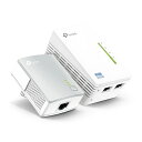 TP-Link(ティーピーリンク) TL-WPA4220KIT 300Mbps AV600 PLC Wi-Fiエクステンダーキット(2)