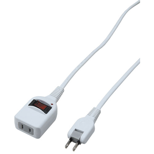 Y02BKNS112WH(ホワイト) ノイズフィルター集中スイッチ付1個口 2m