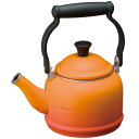 ル・クルーゼ LE CREUSET IH対応 ケトル デミ 920009-00(オレンジ) 9200 ...