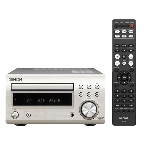 【長期保証付】DENON(デノン) RCD-M41-SP(プレミアムシルバー) CDレシーバーシステム Mシリーズ