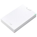 バッファロー BUFFALO HD-PCG500U3-WA(ホワイト) ポータブルHDD 500GB USB3.1(Gen1) /3.0/2.0接続 HDPCG500U3WA