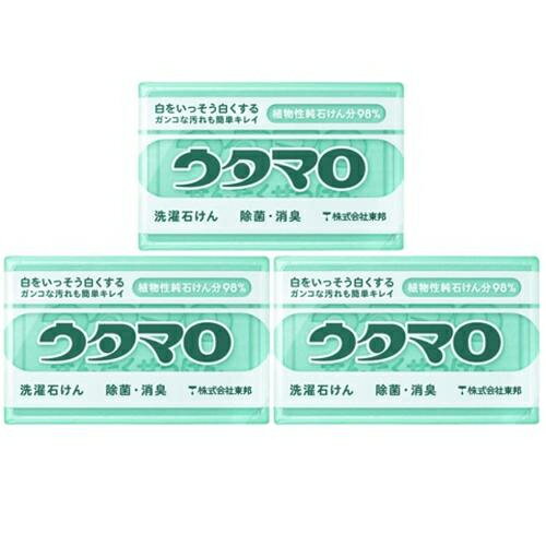 Rakuten - 東邦 3個セット ウタマロ 洗濯用石けん 133g 3個入