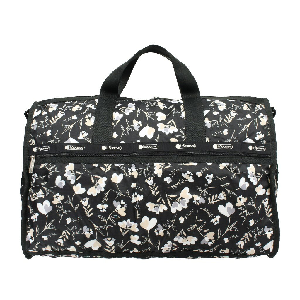 受注生産商品 Lesportsac レスポートサック ボストンバッグ ラージウィークエンダー ブラック 7185 F534 M送料無料 バッグバッグ 小物 ブランド雑貨 Insolite Guadeloupe Voyage Com