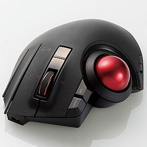 エレコム ELECOM M-XPT1MRBK ブラック USB/Bluetooth 光学センサー方式 トラックボールマウス 8ボタン MXPT1MRBK