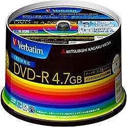 Verbatim(バーベイタム) DHR47JDP50V3 データ用DVD-R 4.7GB 1回記録 プリンタブル 16倍速 50枚 Verbatim(バーベイタム) DHR47JDP50V3 データ用DVD-R 4.7GB 1回記録 プリンタブル 16倍速 50枚