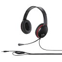 バッファロー(BUFFALO) BSHSHCS300BK(ブラック) 両耳ヘッドバンド式ヘッドセット(2)
