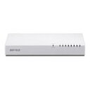 バッファロー(BUFFALO) LSW4-TX-8NP/WH(ホワイト) スイッチングHub 8ポート(2)