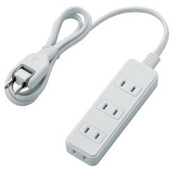 ■未使用時にほこりの侵入を防止する「ほこり防止シャッター」付き!オフィスやご家庭など、さまざまなシーンで使いやすいほこり防止シャッター付電源タップ。■また、差込口には耐熱性に優れたユリア樹脂を使用しており、万一の発熱の際にも融解しにくく、電気火災の防止に有効です。■トラッキング現象による火災の防止に役立つ絶縁キャップ付きのコンセントプラグを採用しています。■電源コードには一般社団法人日本配線システム工業会規格(JWDS0010)に適合した二重被ふくコードを採用しており、断線や被ふく破れによる感電・火災の防止に有効です。■狭い場所でも配線しやすい180°スイングプラグを採用しています。■プラグ仕様は2ピン式で、便利な4個口タイプです。TST0222410WHコードの長さ：1mプラグ仕様：2ピンスイングプラグ：ありアース：なし差し込み口仕様：2ピン差し込み口数：4個口USB端子：0個口雷ガード機能：なしほこりシャッター機能：ありスイッチ機能：なしマグネット：なし「ほこり防止シャッター」付き!