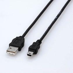 エレコム(ELECOM) USB-ECOM530 ブラック USB2.0ケーブル A-miniB 3m(2.0)