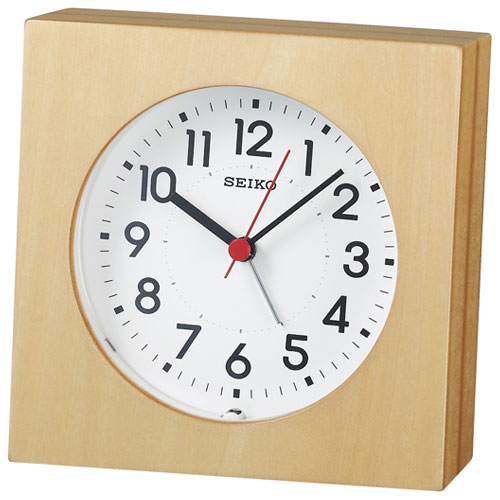 セイコー SEIKO KR501A 天然色木地塗装 目覚まし時計 KR501A