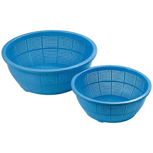 池田プラスチック販売 DX丸ザル 2号 ブルー