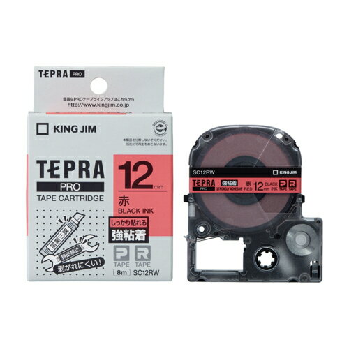 󥰥(KING JIM) ƥץPRO Ǵ٥  ʸ 12mm SC12RW