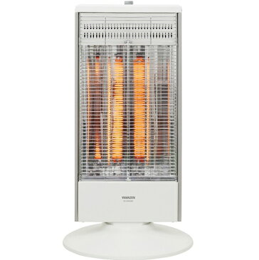 山善 YAMAZEN DC-XRK095-W(ホワイト) 遠赤外線カーボンヒーター 900W リモコン付 DCXRK095W