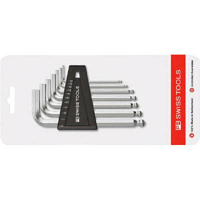 Rakuten - PBスイスツールズ 212ZHCN ボール付六角棒レンチセット インチ