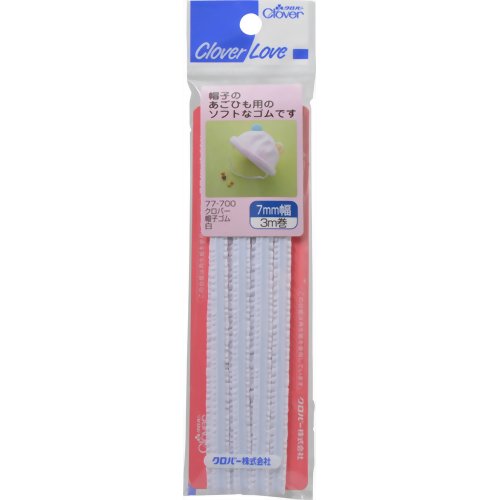 クローバー 帽子ゴム シロ 77700 白