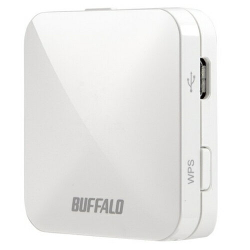 バッファロー BUFFALO WMR-433W2-WH(ホワイト) 11ac対応 トラベル ホテル用Wi-Fiルーター WMR433W2WH