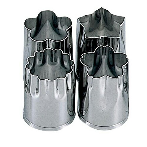 にちにち道具 野菜抜き型 4P 大 ケース付