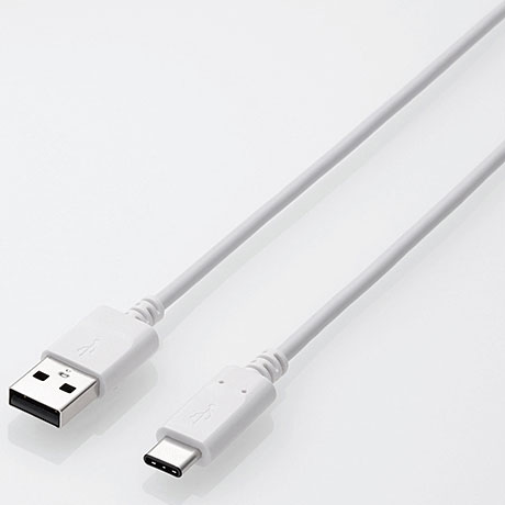 ���쥳��(ELECOM) MPA-AC10NWH �ۥ磻�� USB2.0�����֥� ǧ���� A-C 1m