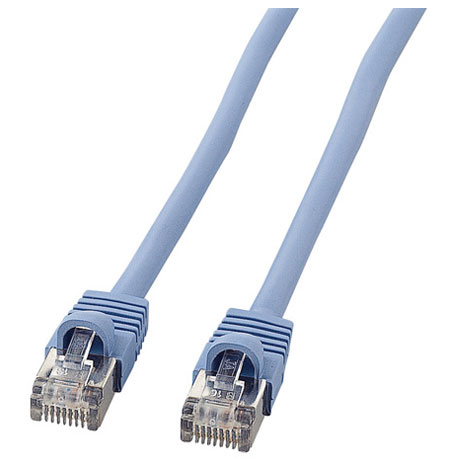 Cross （~5 m） - サンワサプライ KB-STP-10LBN ライトブルー STPエンハンスドカテゴリ5単線ケーブル 10m
