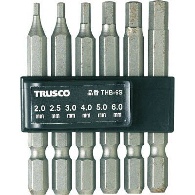トラスコ中山 THBI-100 六角ビット 65L 10.0mm