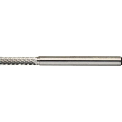 トラスコ中山 TB2A030S 超硬バー 先丸円筒型 Φ3X刃長14X軸3 シングルカット