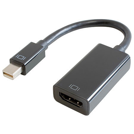 IODATA(アイ・オー・データ) GP-MDPHDH/K(ブラック) Mini DisplayPort→HDMI変換アダプター 1