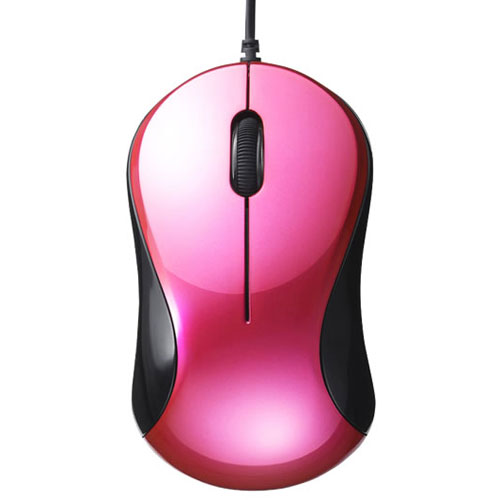 バッファロー(BUFFALO) BSMBU100PK ピンク USB BlueLEDマウス 3ボタン