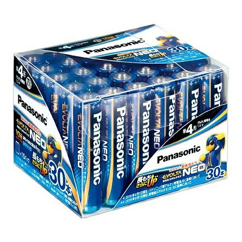 パナソニック(Panasonic) LR03NJ/30SH エボルタNEO アルカリ乾電池 単4形 30本パック
