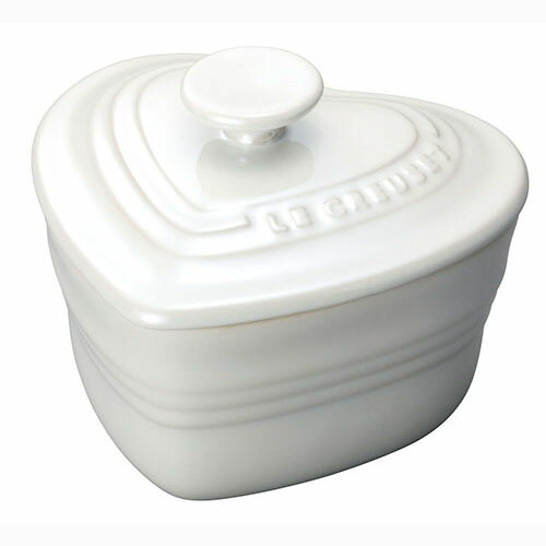 ル・クルーゼ(LE CREUSET) 910031-00 ホワイトラスター ラムカン・ダムール フタ付