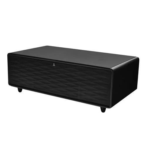 【標準設置料金込】【長期保証付】LOOZER ルーザー LOOZER SMART TABLE STB135 BLACK Bluetoothスピーカー 2ドア冷蔵庫付テーブル 135L STB135BK