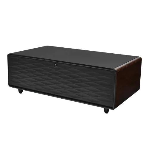 【標準設置料金込】LOOZER ルーザー LOOZER SMART TABLE STB135 WOOD Bluetoothスピーカー 2ドア冷蔵庫付テーブル 135L STB135WOOD