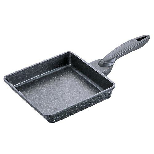 Ih/Gas Compatible - TKGコーポレーション IHテフロンマーブルコート プロタイプ玉子焼 20×21cm