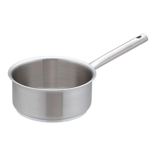 Pans - 遠藤商事 インダクション18-8片手浅型鍋 蓋無 18cm
