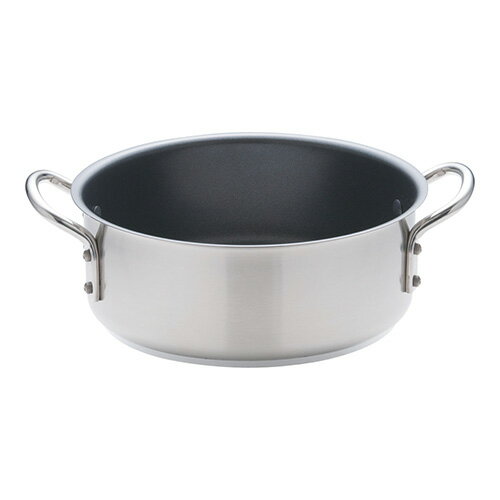 21 cm〜25 cm - 遠藤商事 インダクション テフロンセレクト 外輪鍋 蓋無 24cm